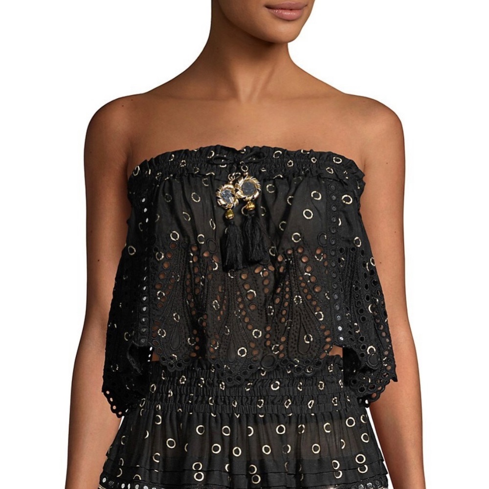 Ramy Brook Daniela Embellished Crop Top
